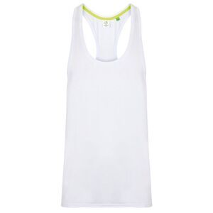 Tombo Mens Muscle Tank Top / White